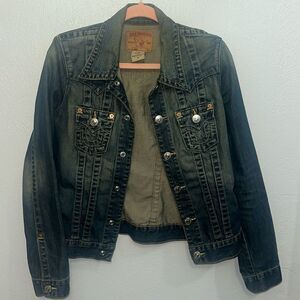 Women’s True Religion Jimmy Jean Jacket Size Medium
